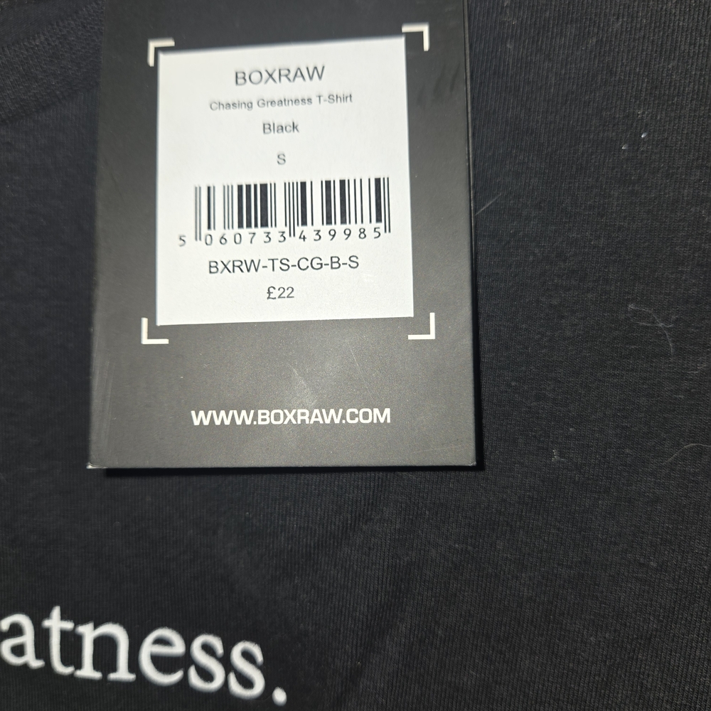 BOXRAW Black Short Sleeve T-Shirt